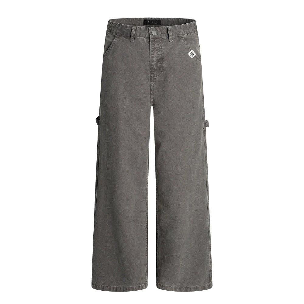 Loose Casual Straight Leg Pants by eprolo