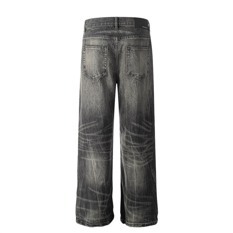 Jean en denim délavé