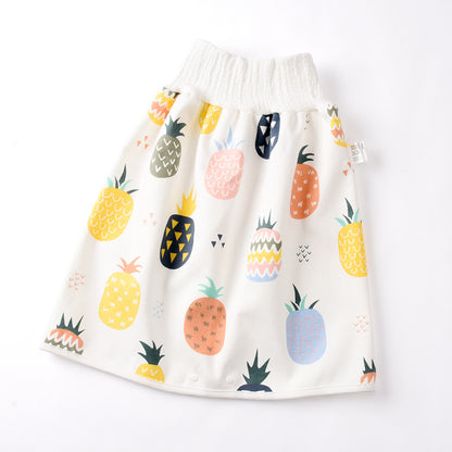 Jupe-couche bébé en coton et fibre de bambou