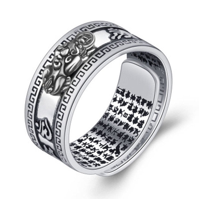 Bague-bracelet unisexe Pixiu Feng Shui chinois