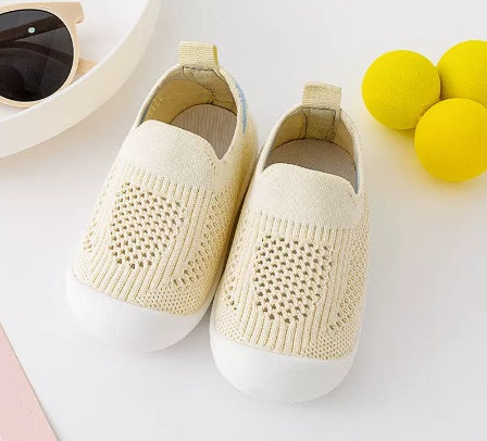 Chaussures de marche antidérapantes à semelle souple pour bébés, printemps et automne