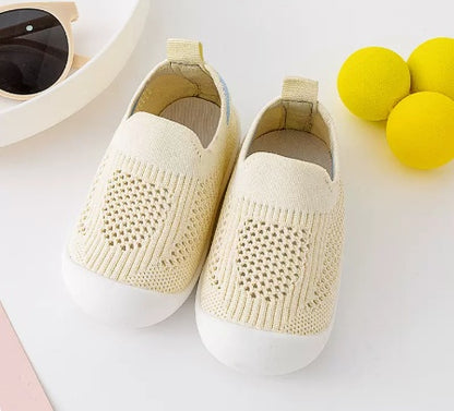 Chaussures de marche antidérapantes à semelle souple pour bébés, printemps et automne