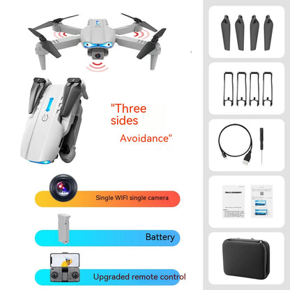 E99pro Drone aérien 4k Double caméra haute définition Caméra trois côtés