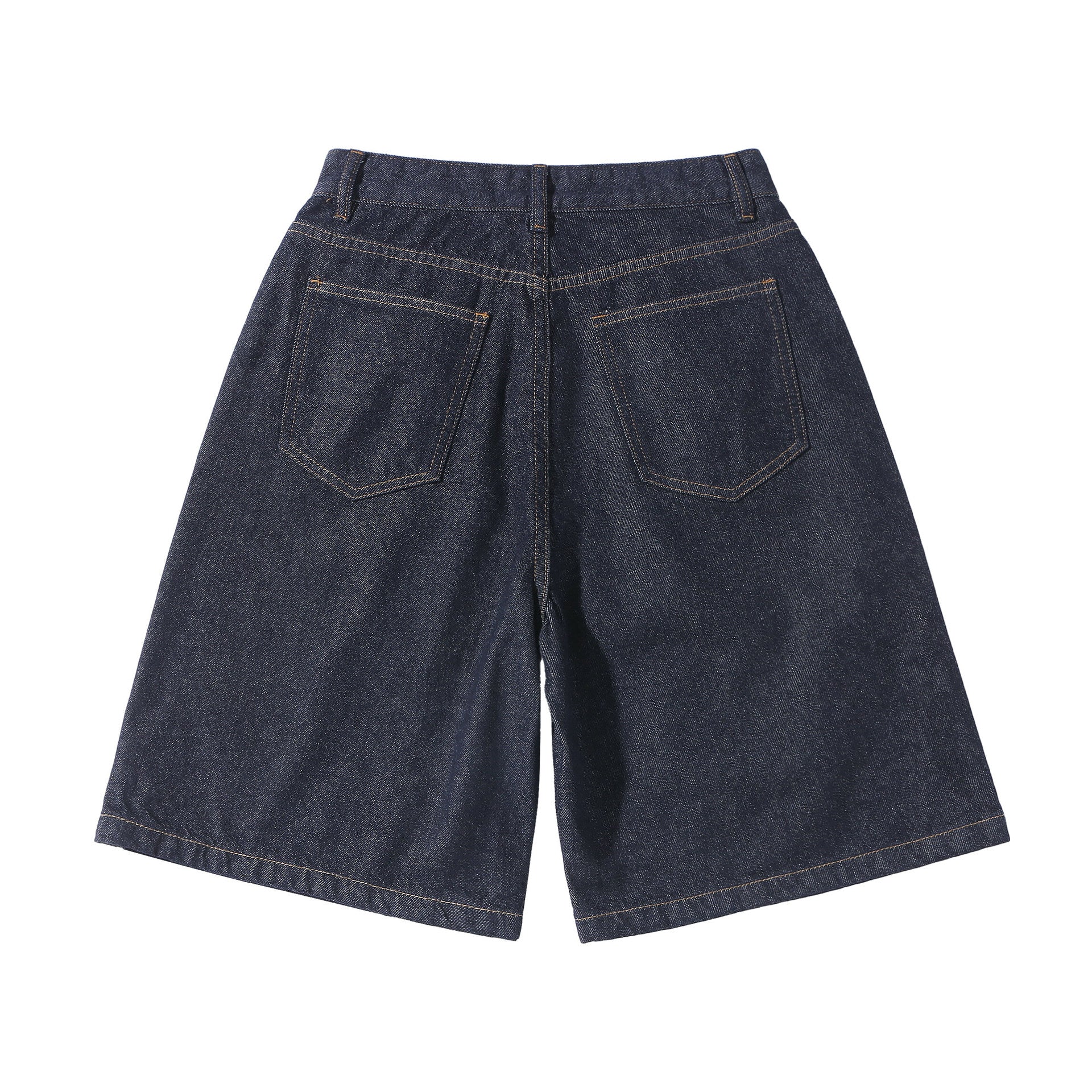 Pantalones vaqueros casuales holgados de mezclilla de cinco cuartos