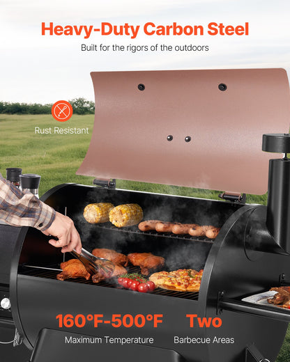 Wood Pellet Grill Smoker Outdoor Electric BBQ Grills