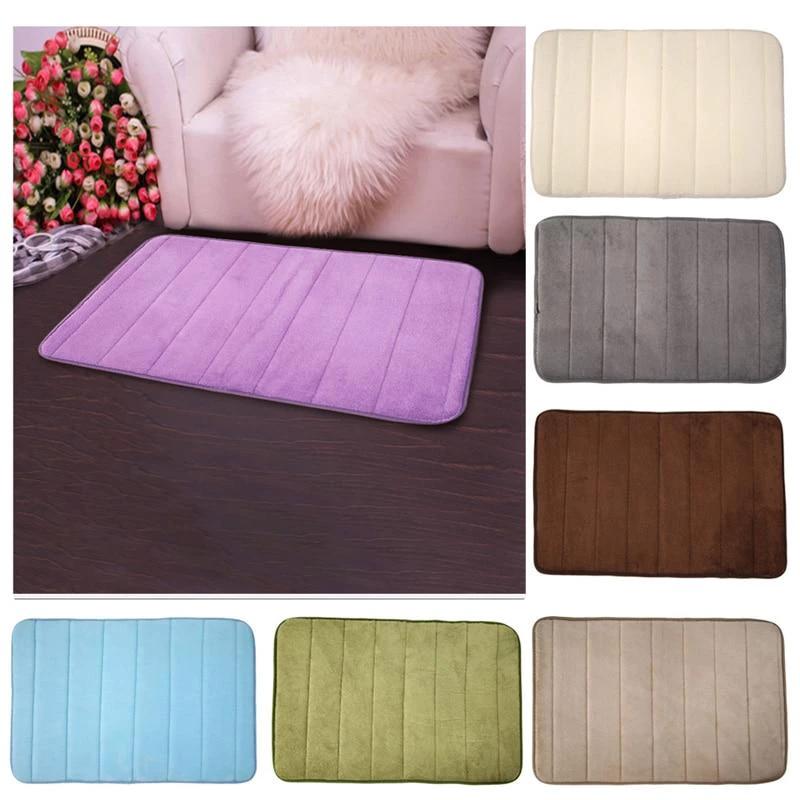 Memory Foam Bath Mats Bathroom Rug Bathroom Rug Toilet Mat Doormat by eprolo
