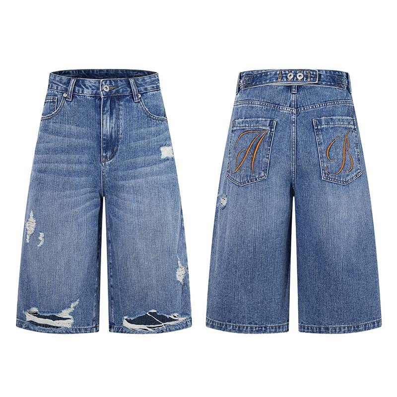 Vintage-Inspired Denim Shorts