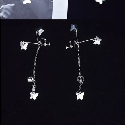 Boucles d'oreilles Papillon Tempérament Super Fée Vent Froid