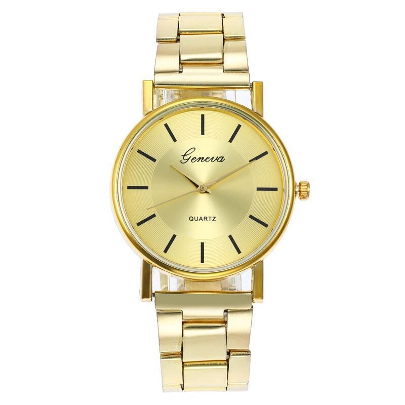 Reloj Neutro para Mujer con Correa de Acero, Moda Sencilla, Cuarzo