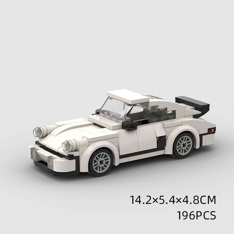 Jouets pour enfants Modèle de voiture Voiture de sport et petites briques de construction MOC Jouets éducatifs