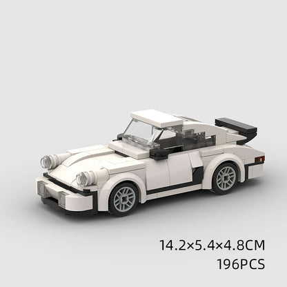 Jouets pour enfants Modèle de voiture Voiture de sport et petites briques de construction MOC Jouets éducatifs