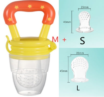 Nouvelle Sucette en Silicone pour Bébé, Encapsulée pour Apaiser l'Alimentation Complémentaire