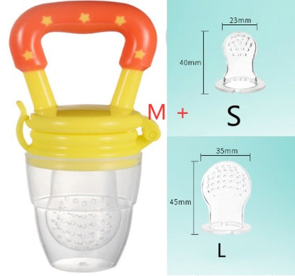 Nouvelle Sucette en Silicone pour Bébé, Encapsulée pour Apaiser l'Alimentation Complémentaire