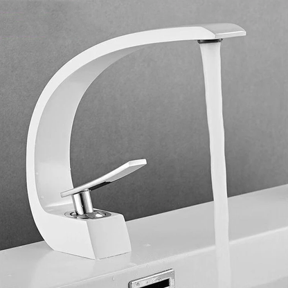 Black all copper single hole cold and hot faucet creative sink for washing hands and faces under the table by eprolo