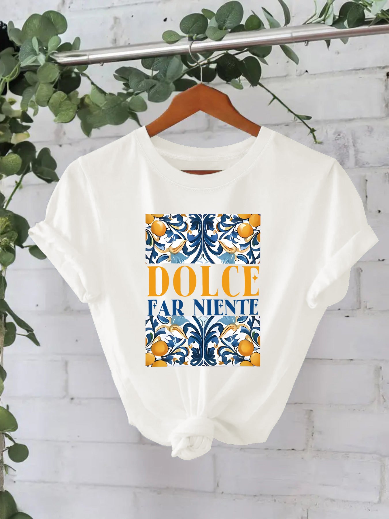 T-shirt DOLCE print
