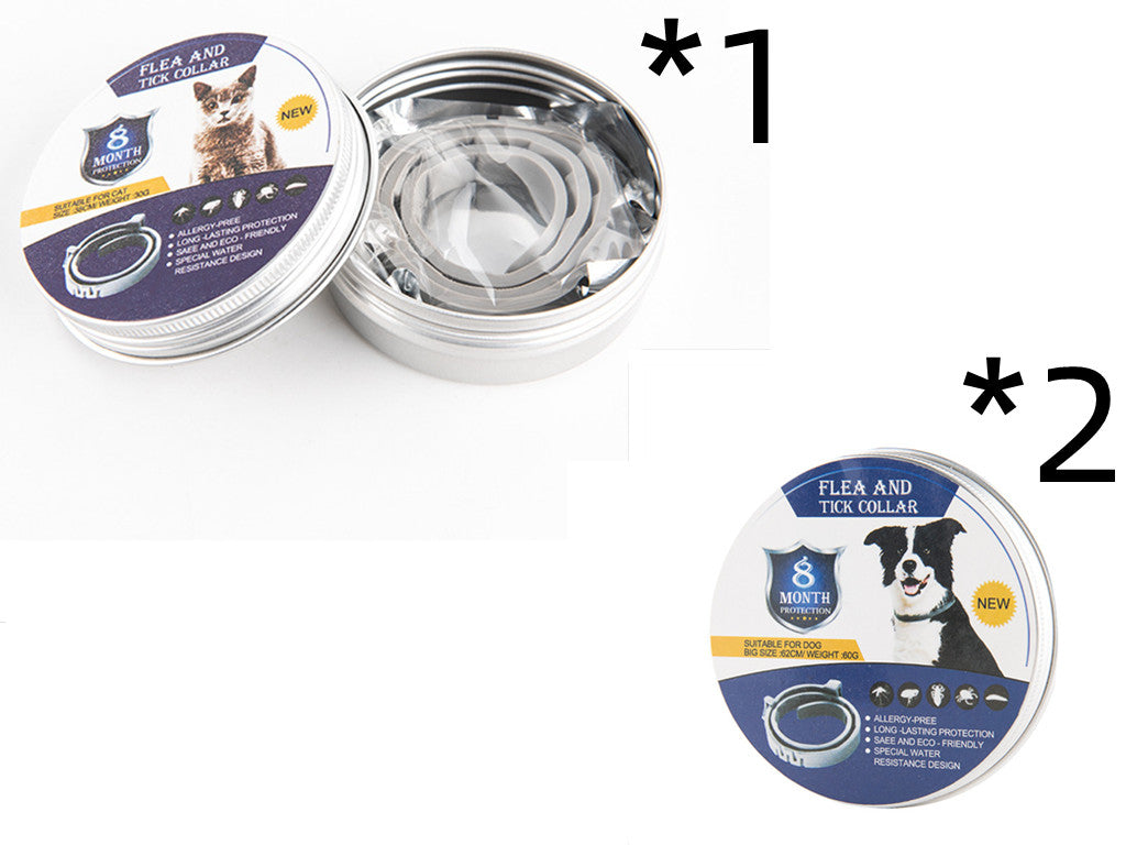 Collar antimosquitos para mascotas, ajustable, repelente de insectos para gatos y perros, suministros para mascotas