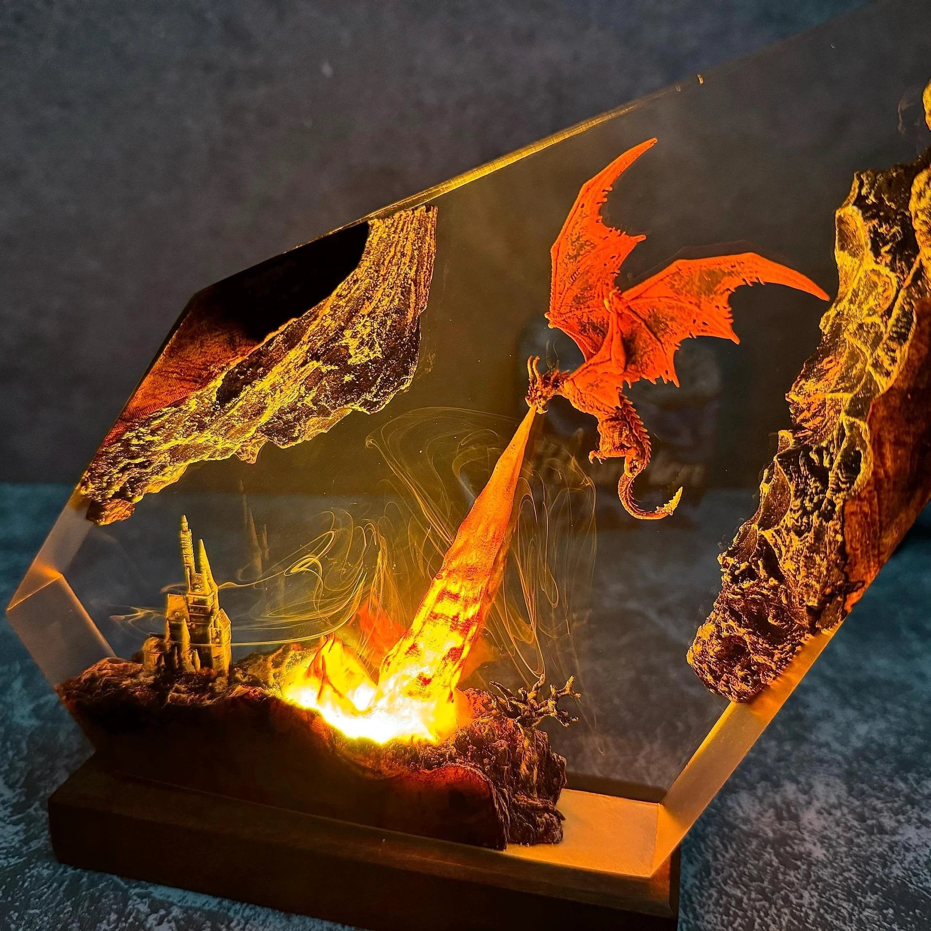 Dragonite Movie Model Night Light Resin Lamp by eprolo