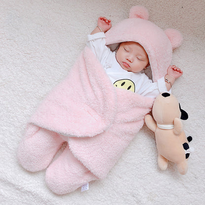 Saco de dormir tipo sobre para bebé recién nacido, manta de invierno para envolver