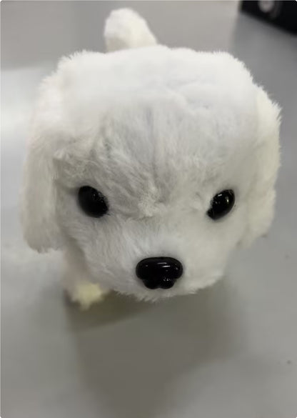 Mon chien robot en peluche courte