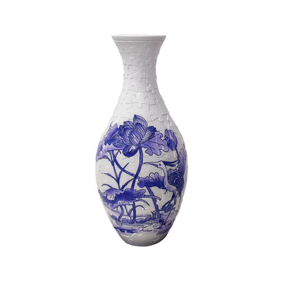 Vase Puzzle 3D DIY Décoration Salon Maison