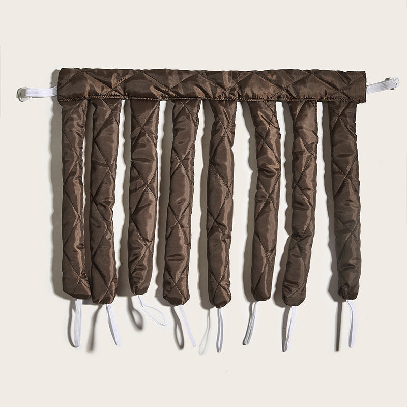 Bigoudis Ruban Serre-tête en Soie Rouleaux à Cheveux DIY Outils de Coiffure pour Femmes