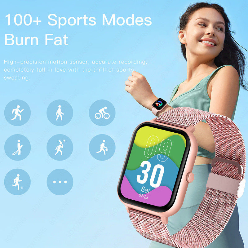 ZL54C Montre intelligente Assistant vocal IA Fréquence cardiaque Oxygène sanguin Sommeil
