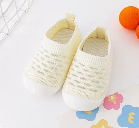 Chaussures de marche antidérapantes à semelle souple pour bébés, printemps et automne