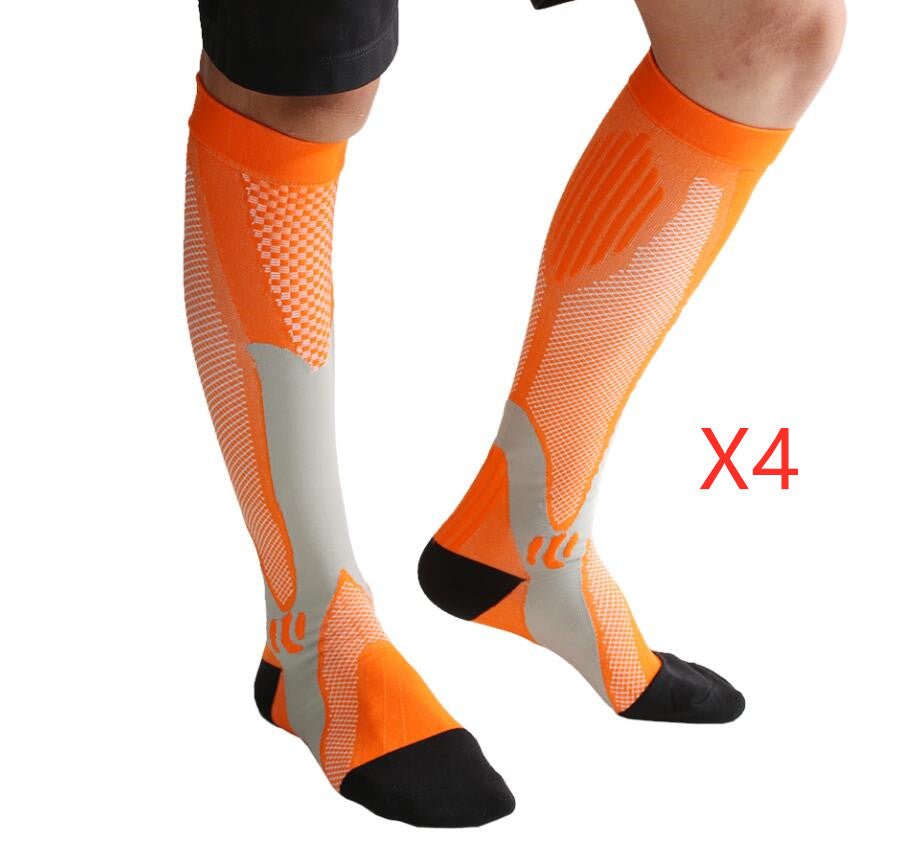 Calcetines de compresión para hombre y mujer. El mejor ajuste atlético gradual para correr, viajar en avión, aumentar la resistencia, la circulación y la recuperación.