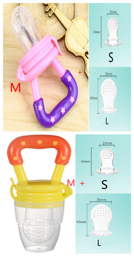 Nouvelle Sucette en Silicone pour Bébé, Encapsulée pour Apaiser l'Alimentation Complémentaire