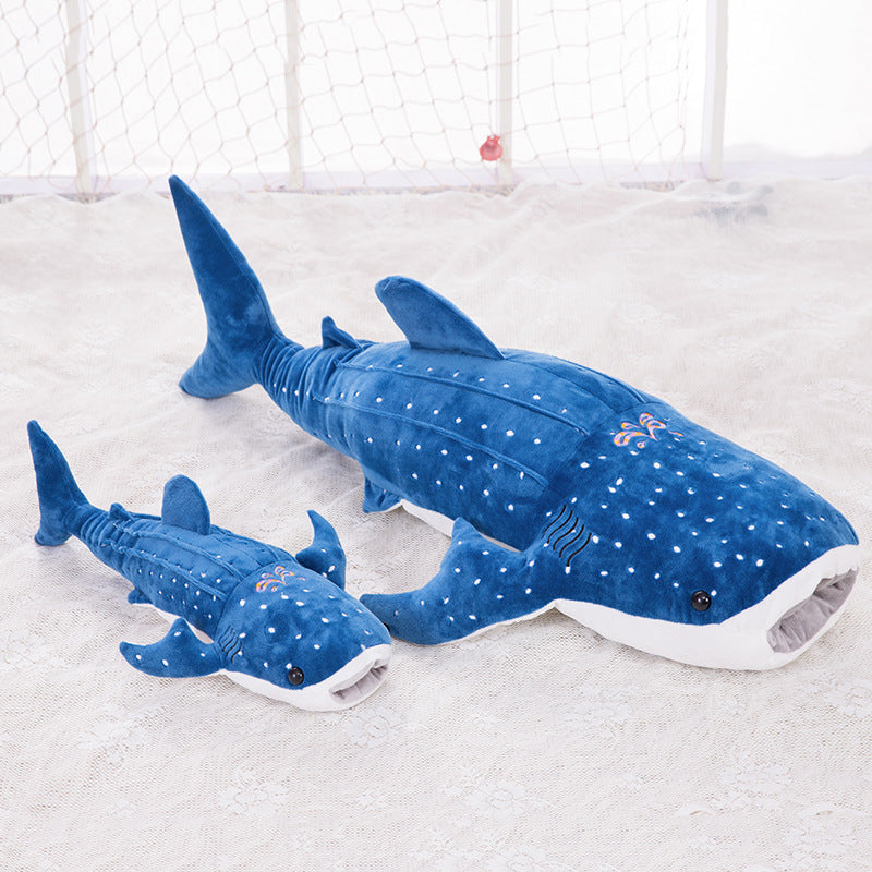 Peluche Douce Requin Baleine Bleue
