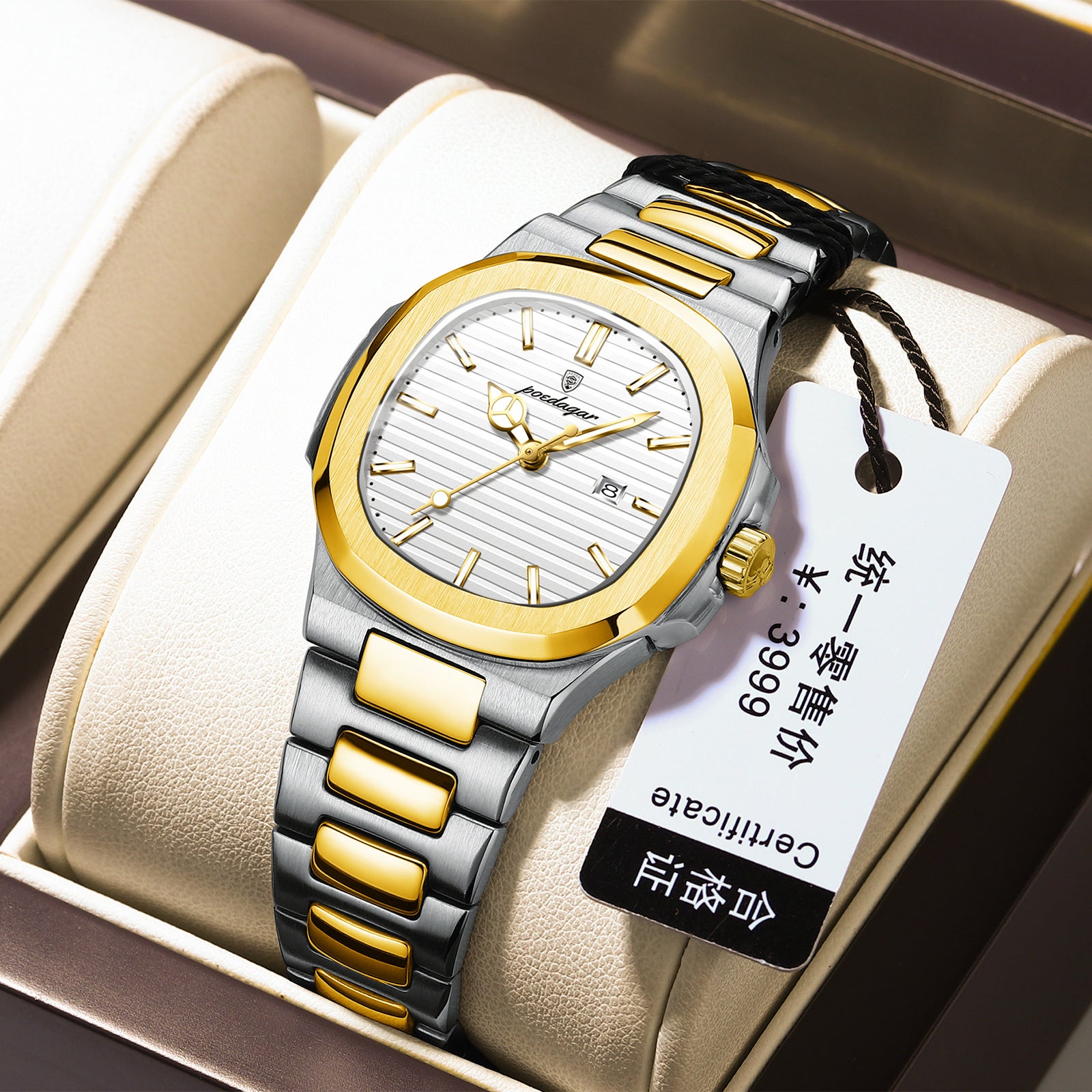 Reloj de Cuarzo Luminoso Ultrafino para Mujer
