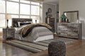 Derekson Multi-Gray 6PC King & Queen Panel Headboard Bedroom Set-0
