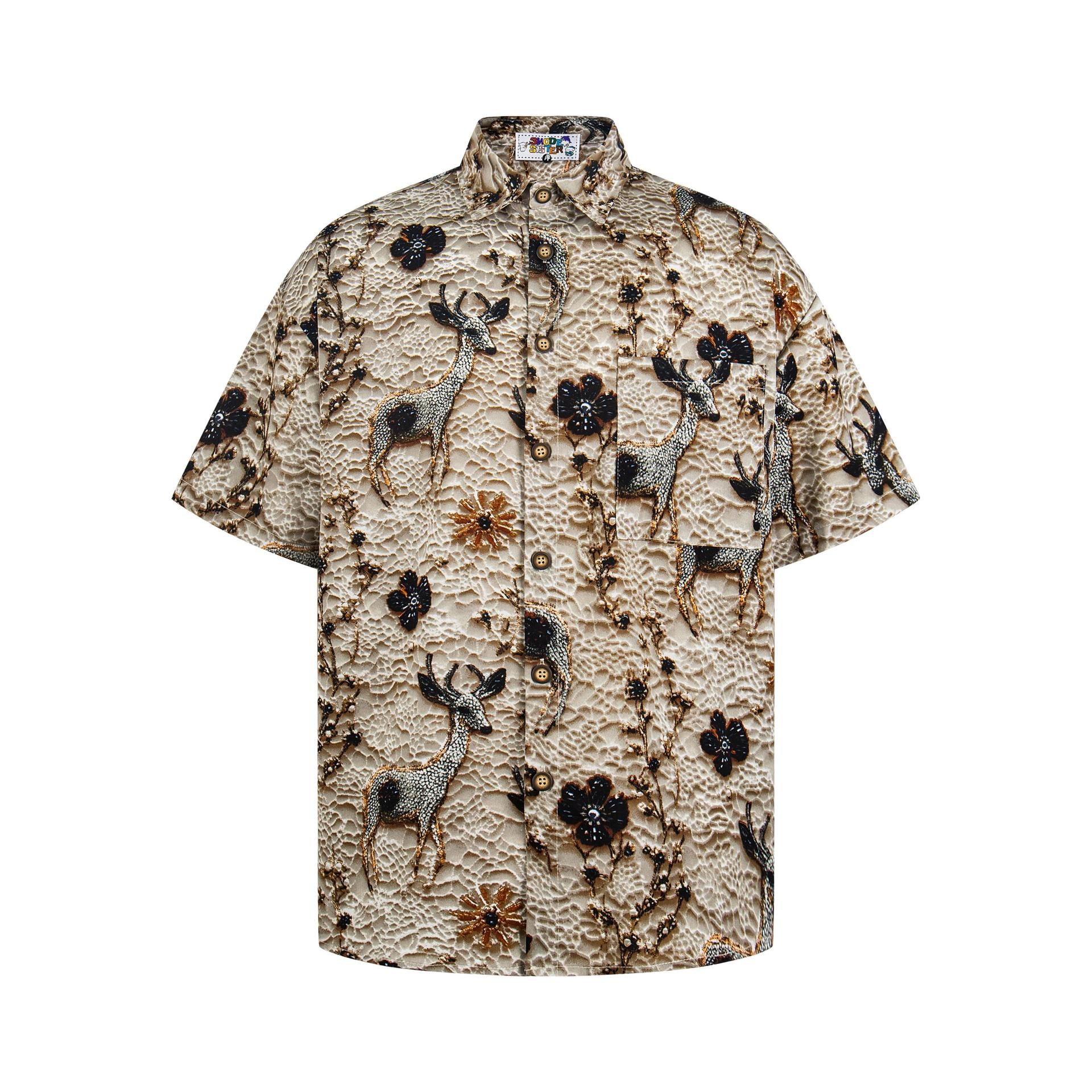 Deer short sleeved shirt