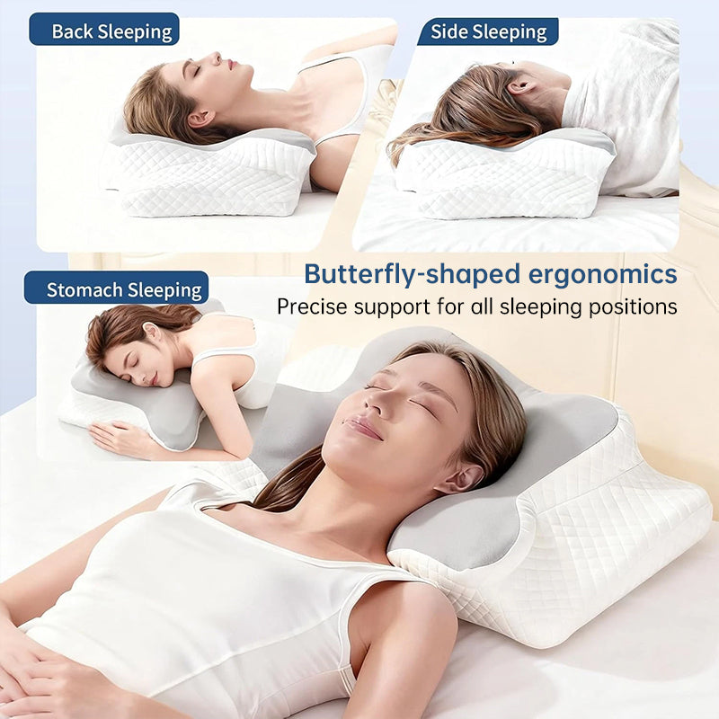 Almohada viscoelástica de espuma con memoria refrescante