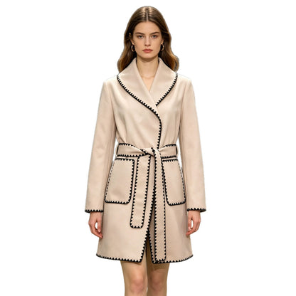 Manteau automne/hiver chic et raffiné à la française