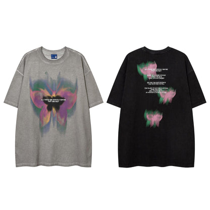 Wash and make old Aurora Butterfly short sleeves