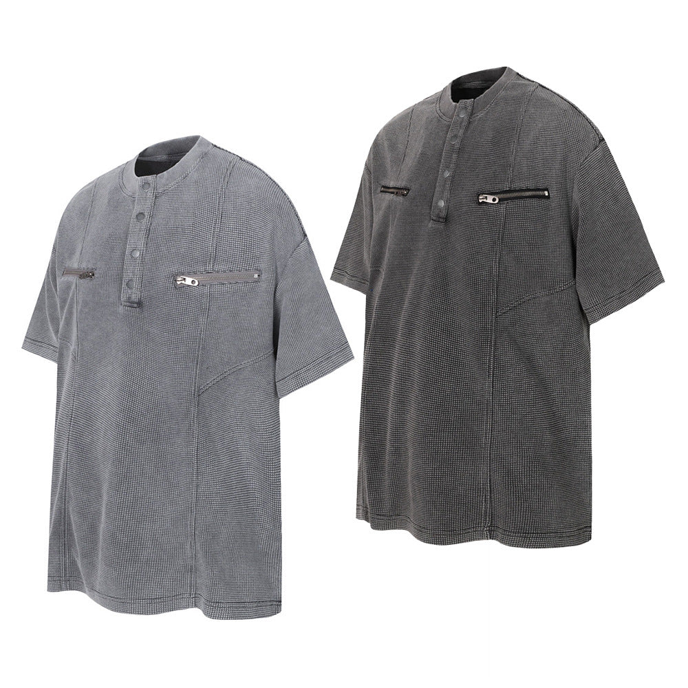 Make old washed short sleeved T-shirts
