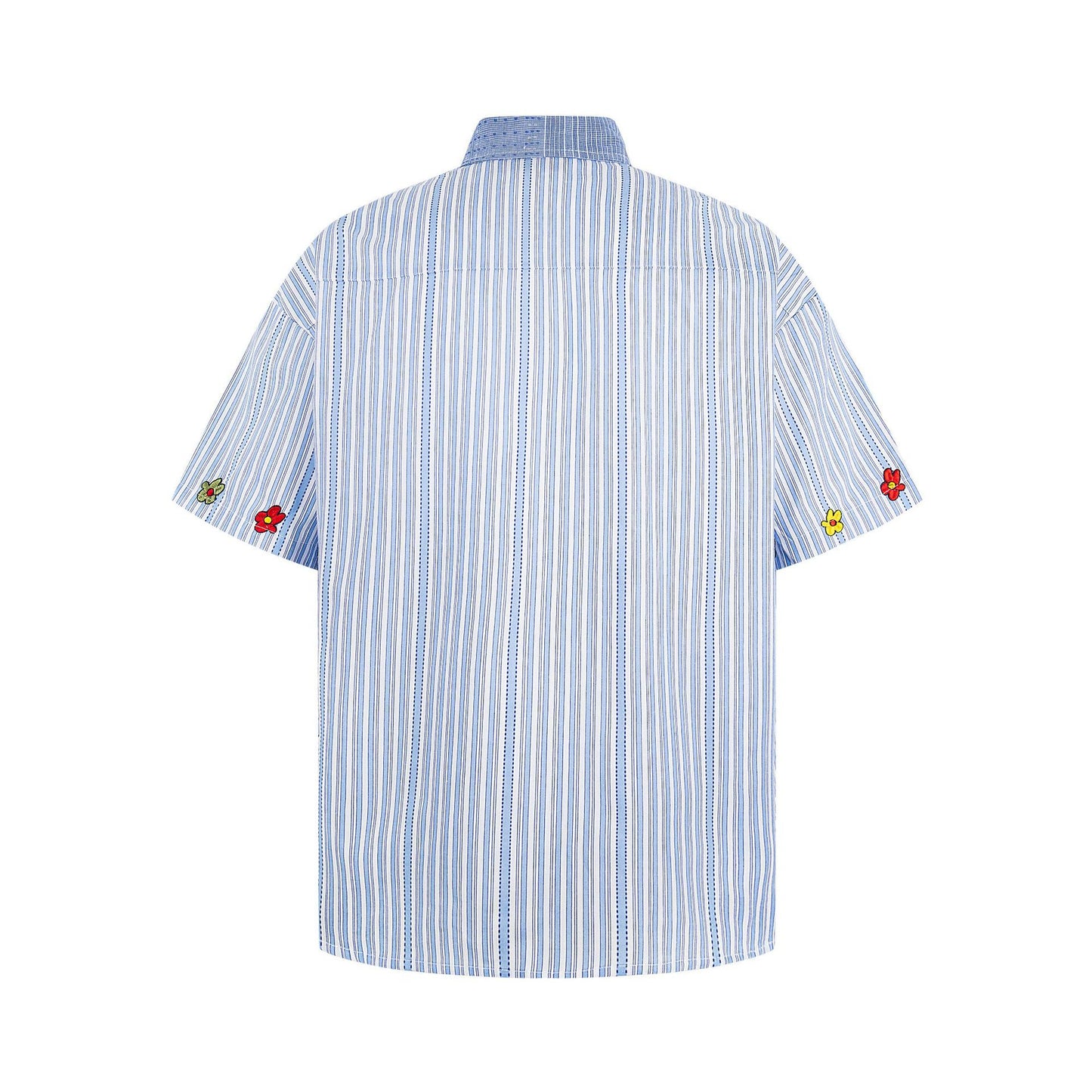 Rabbit Embroidered Short Sleeve Shirt