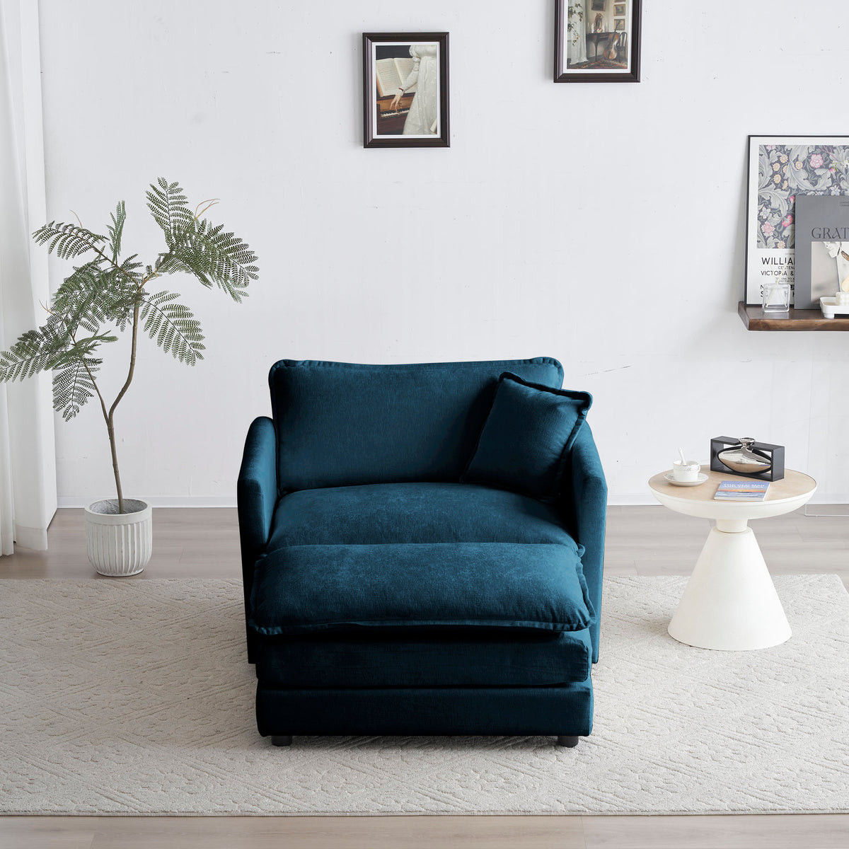 Silla otomana de estilo moderno