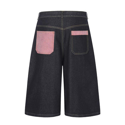 Shorts en jean d'inspiration rétro