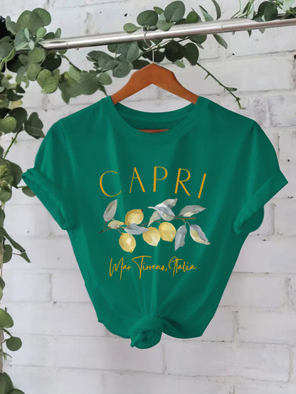 Pattern printed T-shirt