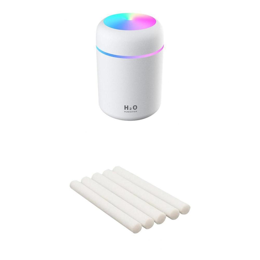 Atomizador de escritorio USB doméstico, mini, silencioso, para dormitorio, gran volumen de niebla