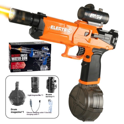 Nouveau pistolet à eau électrique Ice Mouse Ice Explosion, haute vitesse, tir continu, rechargement à liaison, grande capacité pour enfants