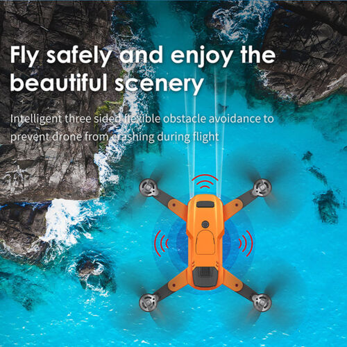 Drone pliant de photographie aérienne double 4K HD avec ESC