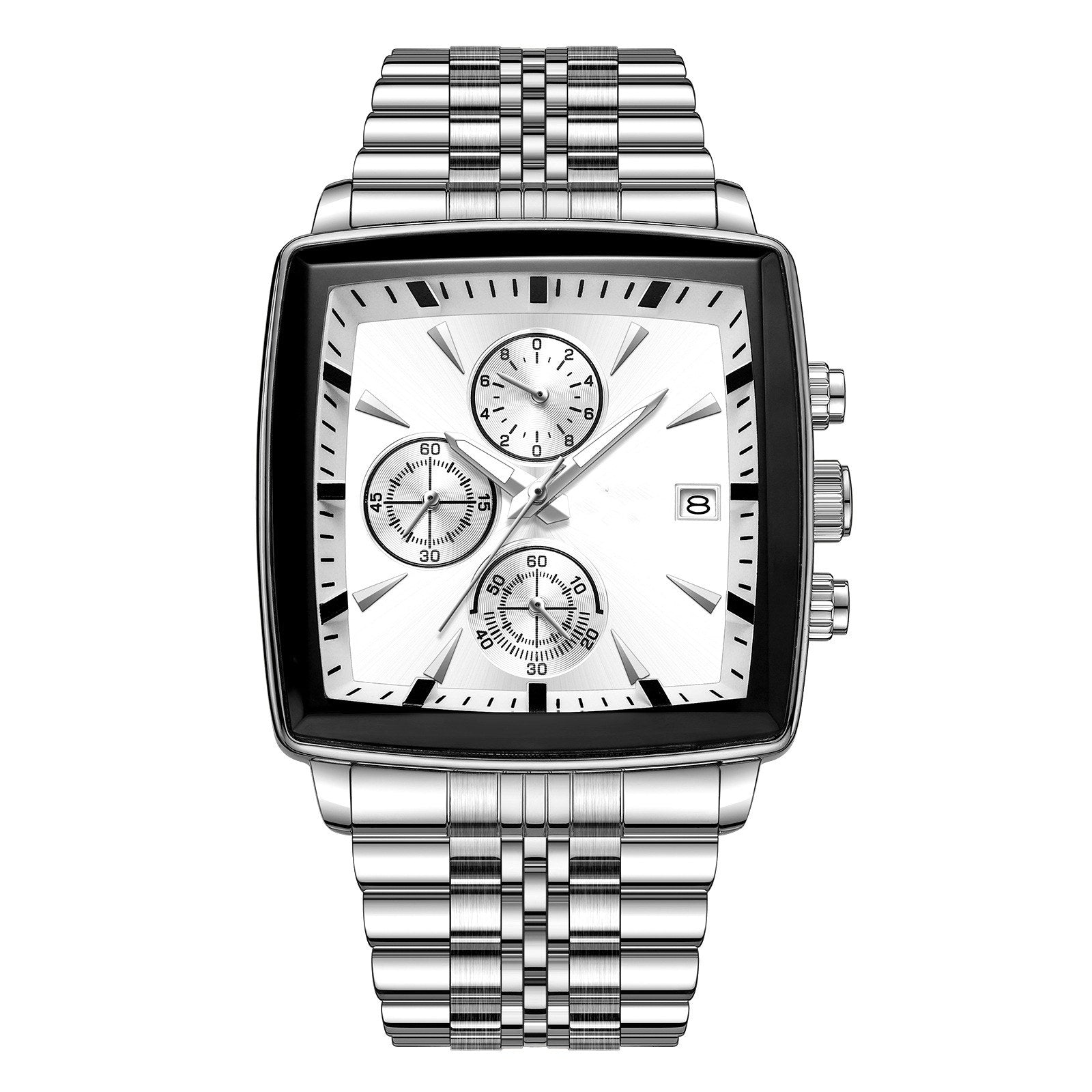 Reloj inteligente de gama alta para hombre con funciones empresariales multifuncionales y resistente al agua con brillo.