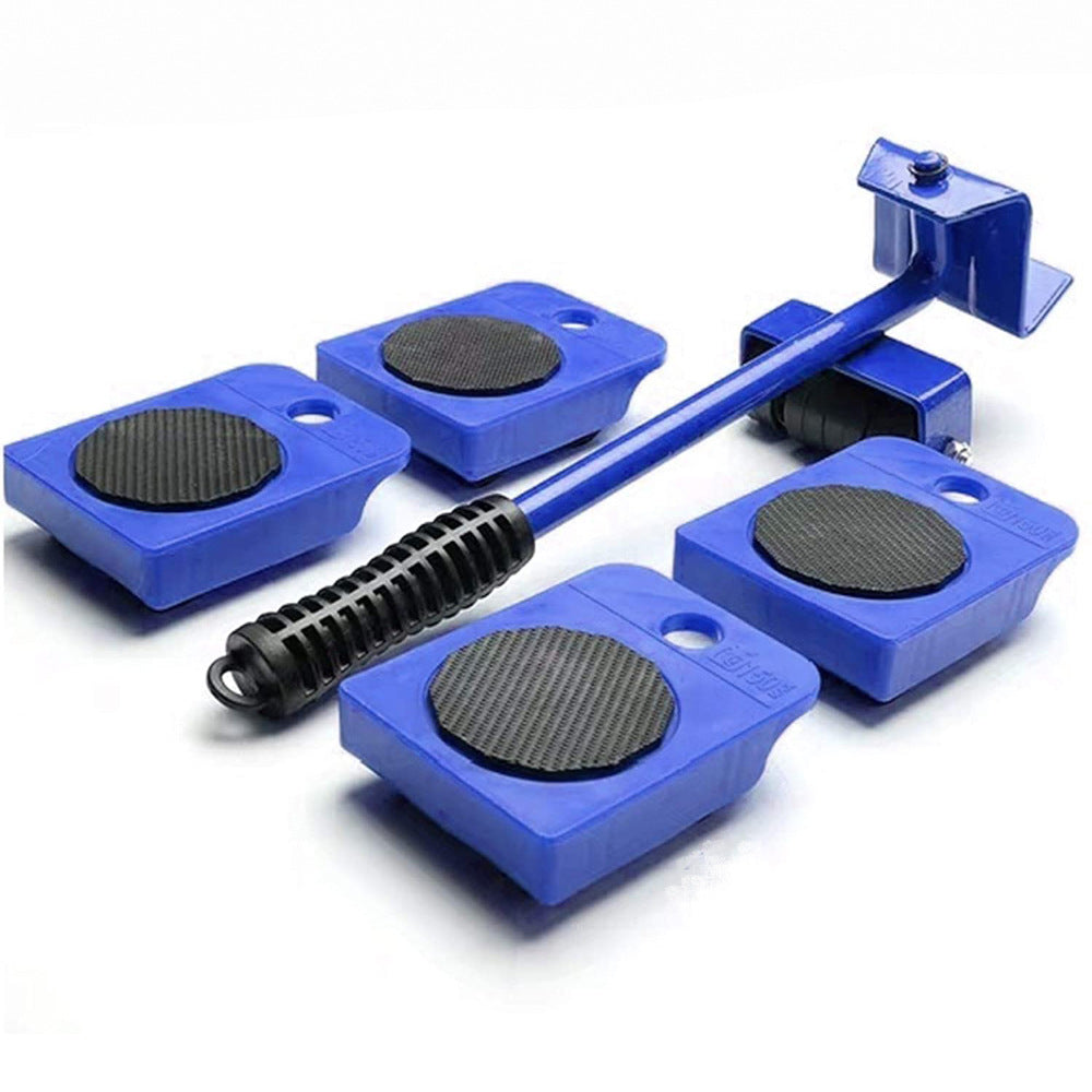 Outil de levage professionnel pour meubles, ensemble d'outils de déménagement, barre à roues, rouleau pour objets lourds, outils à main mobiles