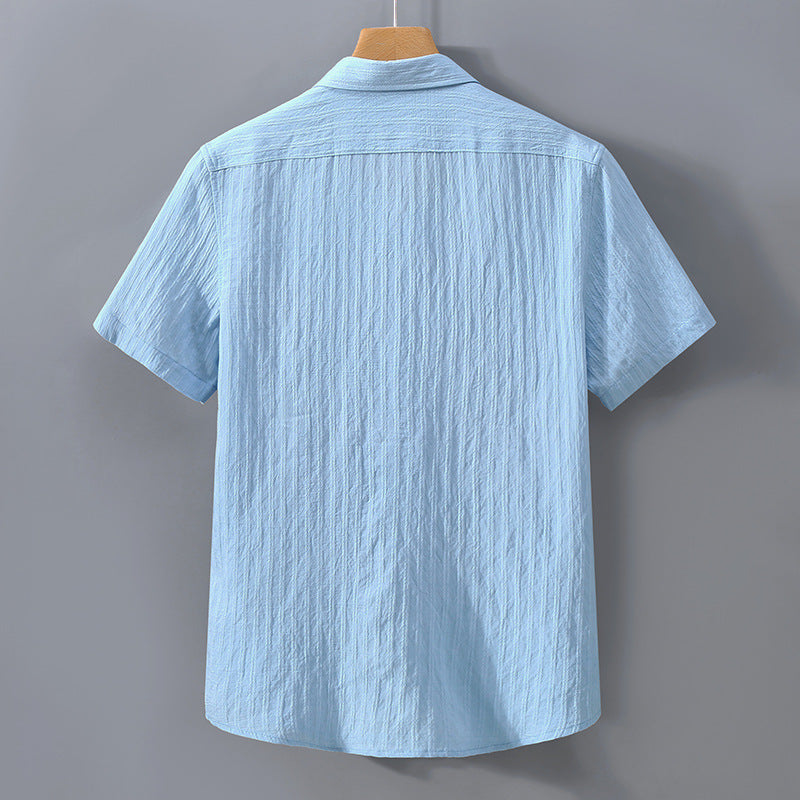 Chemise Homme Anti-UV Ample Coton Respirant
