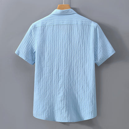 Chemise Homme Anti-UV Ample Coton Respirant