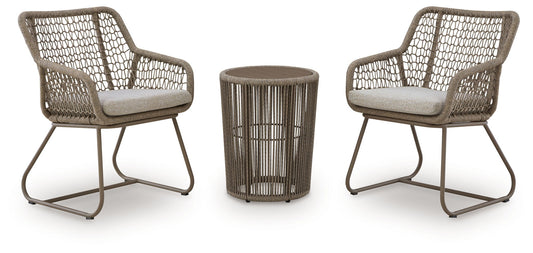 Signature Design by Ashley Majors Beach Beige 3-Piece Outdoor Table Set with Chairs-0