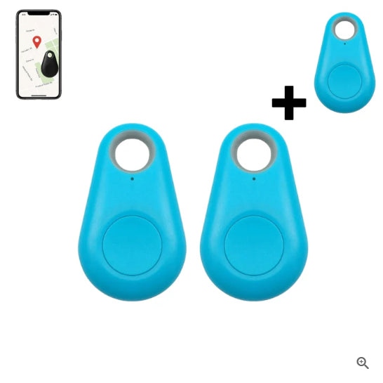 Localizador de objetos antipérdida compatible con Bluetooth con forma de gota de agua
